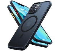 TORRAS Magnetic for iPhone 14 Case with MagSafe, 12FT Military Shockproof, Full Charge in 1.5 Hours, Velvety Touch and Anti-Slip Texture, Armor Protective for iPhone 14 Case Cover, Matte Black