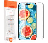 TORRAS OrigArmor AR for iPhone 17 Pro Screen Protector [100% Anti Reflection][3D Full Coverage Fit] Military-Grade Shatterproof 9H+ Tempered Glass 0 Error Assembly Screen Protector for iPhone 17 Pro