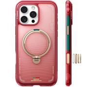 TORRAS Ostand Q3 Air for iPhone 16 Pro case, MagSafe Compatible Phone Holder Case, NO.7 Portugal Fan Edition, Kickstand case for Match Day Viewing, Shockproof Protective Case for Wave of Passion