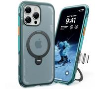 TORRAS Ostand Q3 Air for iPhone 16 Pro Case with Real Airbags, Military Grade Protective | Fit for MagSafe for iPhone 16 Pro cover with Camera Control | Shockproof & Stylish Glacier Blue