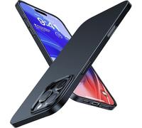 TORRAS Ultra Thin for iPhone 16 Pro Case, Velvety Touch & Elegant Look, Slim Protective Phone Case for iPhone 16 Pro Cover, Matte Black