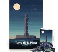 Torre De La Plata, Spain 1000 Pieces Jigsaws Adults Puzzles Logic Boost Toy Bonding Time Premium Edge Premium Gift 50x75cm