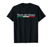 Torre del Greco Città Italiana Bandiera Italia Maglietta T-Shirt