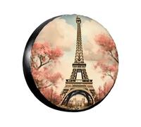 Torre Eiffel De París Cubiertas De Las Ruedas Impermeable Funda Rueda Repuesto Weatherproof Neumático Repuesto Cubierta Para Suv Trailer Travel
