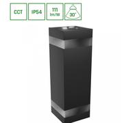 TORRE RING 18W CCT 230V IP54 99X78X240MM BLACK SLI003028CCT_PW