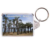 Torremolinos - Costa del Sol - Spain - Double Sided Large Keyring Name Tag Key Ring Chain Fob Novelty Gift/Present