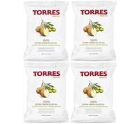 Torres Extra Virgin Olive Oil Crisps (125g (Pack of 4))