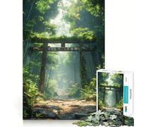 Torri Gate Forest Gateway Jigsaw Puzzles 1000 Pieces for Teenagers Mind Skill Toy Casual Fun Design Assembly Stylish Gift 50x75cm