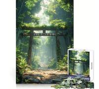 Torri Gate Forest Gateway Jigsaw Puzzles 1000 Pieces for Teenagers Mind Skill Toy Casual Fun Design Assembly Stylish Gift 50x75cm
