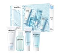 Torriden Dive in Trial Kit | Day Cream with Hyaluronic Acid - 4 Phase Regime with Foam Cleanser, Facial Toner, Serum and Cream | Korean Care Set