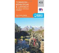 Explorer 433 Torridon - Beinn Eighe & Liatach Map With Digital Version, Orange One Size