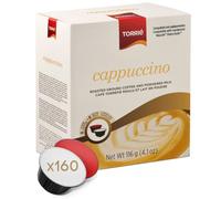 Torrié Cappuccino Pods Compatible with Dolce Gusto® - Italian Style Frothy Coffee & Milk Pods for Dolce Gusto Machines - 80 Coffee Pods + 80 Milk Pods (160 Pods)