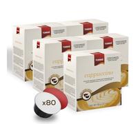 Torrié Cappuccino Pods Compatible with Dolce Gusto® - Italian Style Frothy Coffee & Milk Pods for Dolce Gusto Machines - 40 Coffee Pods + 40 Milk Pods (80 Pods)