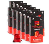 Torrié Coffee Pods Compatible with Nespresso® Original Machines | Aluminium Capsules | Classic Espresso (120 pods)