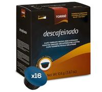 Torrié Decaf Coffee Pods Compatible with Dolce Gusto - Premium Decaffeinated Espresso Capsules - Notes of Caramel, Cocoa & Dried Fruits - Intense & Elegant Medium Roast - 16 Pods