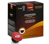 Torrié Expresso Classico Coffee Pods Compatible with Dolce Gusto - Premium Espresso Capsules - Notes of Caramel, Cocoa & Cinnamon - Intense & Full-Bodied - 16 Pods