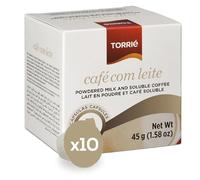 Torrié Latte Capsules for Nespresso® Original Pre-Mixed Coffee & Milk - 10 Pods - Instant Rich Creamy Foam & Gentle Caramel Notes