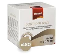 Torrié Latte Capsules for Nespresso® Original Pre-Mixed Coffee & Milk - 120 Pods - Instant Rich Creamy Foam & Gentle Caramel Notes