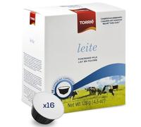Torrié Milk Pods Compatible with Dolce Gusto® - White Coffee Capsules for Latte, Cappuccino & Macchiato - Powdered Milk Pods for Coffee Machines (16 Pods)