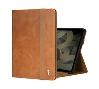 TORRO Case Compatible with iPad Air 11" 2025/2024 and 5th/4th Gen 2022/2020 - Genuine Leather iPad Air M3 & M2 Case with Stand Function, Apple Pencil Connectivity and Wake Sleep Function (Tan)