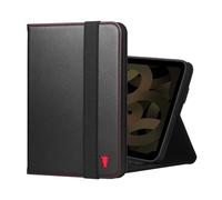 TORRO Case Compatible with iPad Mini 7/6 - Genuine Leather iPad Mini 7th /6th Generation (2024/2021) Cover with Stand Function, Apple Pencil Connectivity and Wake Sleep Function (Black)