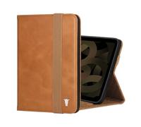 TORRO Case Compatible with iPad Mini 7/6 - Genuine Leather iPad Mini 7th /6th Generation (2024/2021) Cover with Stand Function, Apple Pencil Connectivity and Wake Sleep Function (Tan)