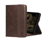 TORRO Case Compatible with iPad Mini 7/6 - Genuine Leather iPad Mini 7th /6th Generation (2024/2021) Cover with Stand Function, Apple Pencil Connectivity and Wake Sleep Function (Dark Brown)