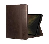 TORRO Case Compatible with iPad Pro 11” M5 / M4 (2025/2024) - Premium Leather iPad Pro 11” 2025/2024 Case with Stand Function, Apple Pencil Connectivity and Wake/Sleep Function (Dark Brown)