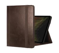 TORRO Case Compatible with iPad Pro 13” (2025/2024) - Premium Leather iPad Pro 13” M5 / M4 Case with Stand Function, Apple Pencil Connectivity and Wake/Sleep Function (Dark Brown)
