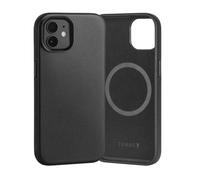 TORRO Case Compatible with iPhone 12 / iPhone 12 Pro - Premium Leather MagSafe Compatible, Slim Bumper Case (Black)
