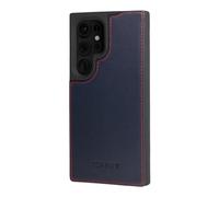 TORRO Case Compatible with Samsung Galaxy S24 Ultra 5G - Premium Leather Bumper Case (Navy Blue)