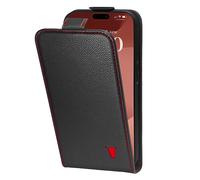 TORRO Flip Case Compatible with iPhone 15 Pro - Premium Leather Wallet Case with Card Slots (Compatible with Official MagSafe Chargers) - Black