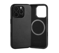 TORRO Leather Bumper Case for iPhone 16 Pro, Black | Premium Leather, Slim Profile, Microfibre Lining, Compatible with official MagSafe Chargers