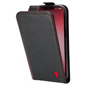 TORRO Leather Flip Case Compatible with iPhone 14 - Genuine Leather MagSafe Compatible Case with Card Holder (Black)