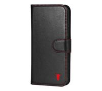 TORRO Leather Wallet Case for Google Pixel 9 / Pixel 9 Pro, Black | Premium Leather, Card Slots, Durable Frame, Kickstand, Microfibre Lining
