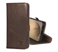 TORRO Leather Wallet Case for Samsung Galaxy S26 Plus 2026, Dark Brown | Premium Leather, Wireless Charging Compatible, Stand Function, Microfibre Lining, Card Slots