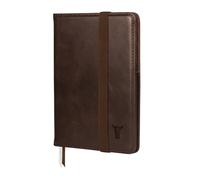 TORRO Passport Holder - Genuine Leather Passport Cover with Elasticated Closure Strap