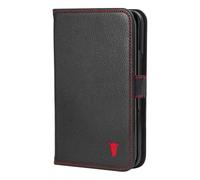 TORRO Phone Case Compatible with Google Pixel 10 Pro Fold 8” 2025 - Premium Leather Wallet Case with Stand Function and Card Slots (Black with Red Detail)