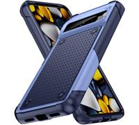 TORRTOWAY Designed for Google Pixel 8 Pro Case 2 in 1 Gift Militay Grade Drop Protective Rugged Heavy Duty Cover Shockproof Case for Pixel 8 Pro Phone Case for Women Men Boy Girl (Purple+Blue)