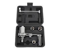 Torsion Multiplier Wrench 1/2 Drive with 17mm 19mm 21mm Sockets Labor Saving Lug Nut Remover for Car Tire Changing