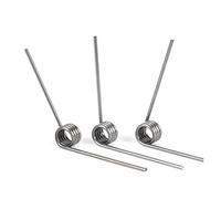 Torsion spring 10Pcs 65Mn torsional spring 0.5mm Wire Diameter V Type Spring 2.5mm - 6mm Outside Diameter 60/90/120/180 Degree Reset Springs(3.0mm(6 laps),2.5MM (10PCS)_0.5MM(60 DEGREES))