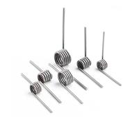 Torsion spring 10Pcs 65Mn torsional spring 0.6mm Wire Diameter V Type Spring 3mm - 8mm Outside Diameter 60/90/120/180 Degree Reset Springs(5.4mm(9 laps),5MM (10PCS)_0.6MM(60 DEGREES))
