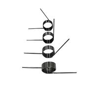 Torsion Spring, 10pcs V-Shaped Springs, 65Mn Steel, Wire Diameter 0.7mm, Angle Options: 60, 90, 120, 180 Degrees