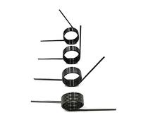 Torsion Spring,10pcs V-Shaped Wire Diameter 1.2mmSmallAngle 180/120/90/60 Degree(1.2x9mm 3 Laps (90 Degrees))