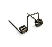 Torsion Spring,2 Pcs .5mm Wire Diameter DoubleOuter 15. 5 Coils Steel .5x15