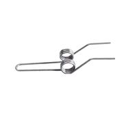 Torsion Spring,2Pcs Wire Diameter 2.0mm Steel DoubleOut 16mm(A)