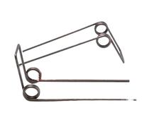 Torsion Spring,2Pcs Wire Diameter 2.0mm Steel DoubleOut 16mm(J)