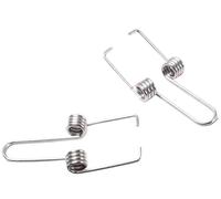 Torsion Spring,2Pcs Wire Diameter 2.0mm Steel DoubleOut 16mm(L)