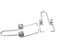 Torsion Spring,2Pcs Wire Diameter 2.0mm Steel DoubleOut 16mm(M)