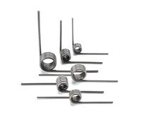 Torsion Spring,5pcs Wire Diameter 1.6mm Steel90/180 Degree Elastic(1.6x18x45mm90 Degree)